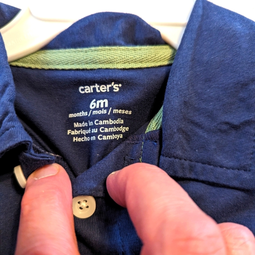 Carter's Infant Boys 2 Piece Summer Short Set Brand New With Tags 6 Mont… - Picture 2 of 5